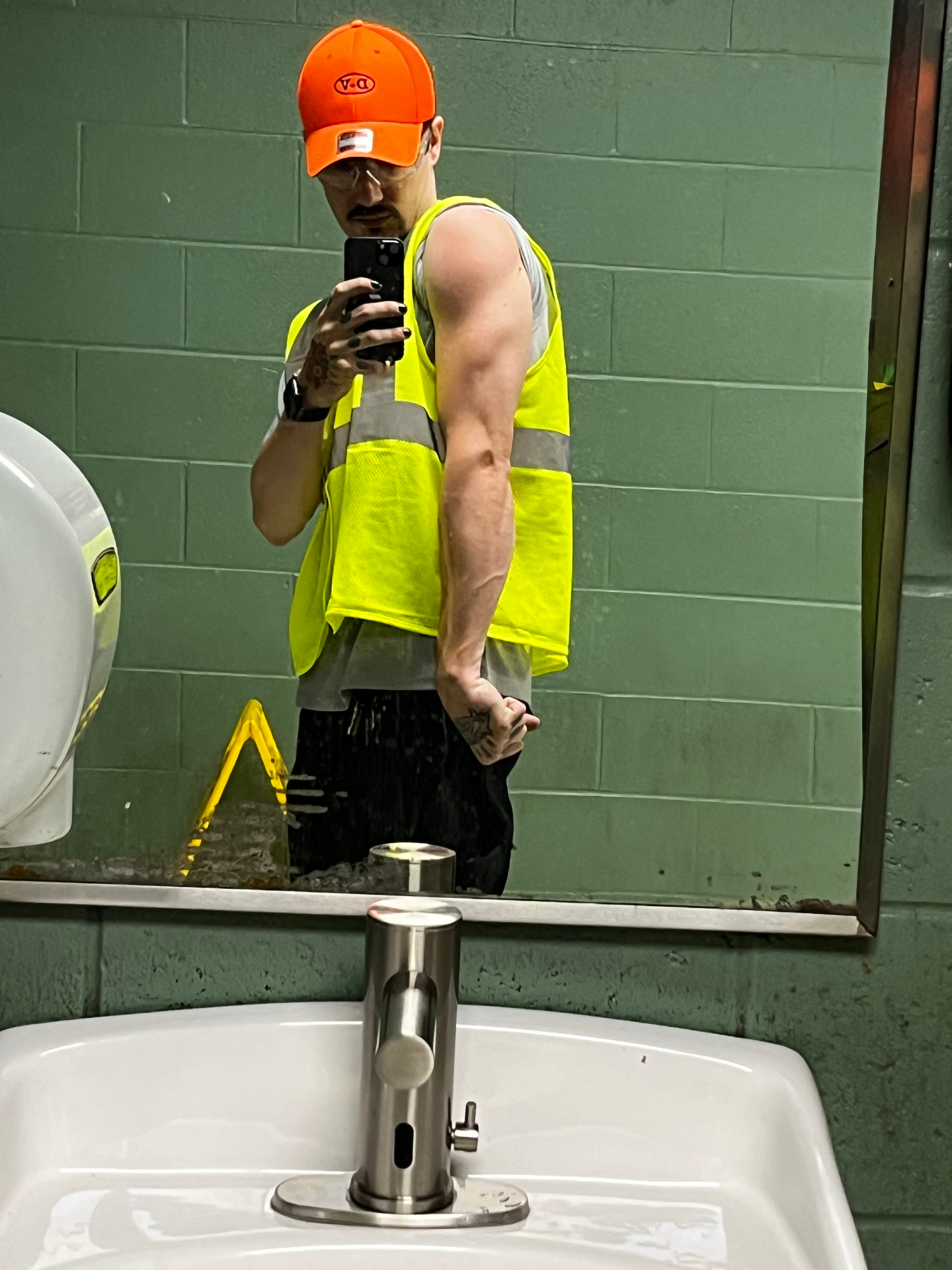 Jake Green training at the gym